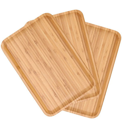 Handcrafted Bamboo Wood Tray