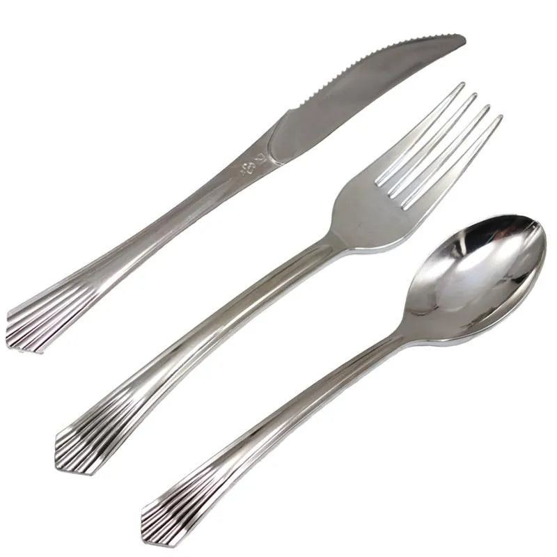 Silver Disposable Cutlery