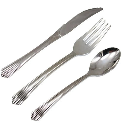 Silver Disposable Cutlery